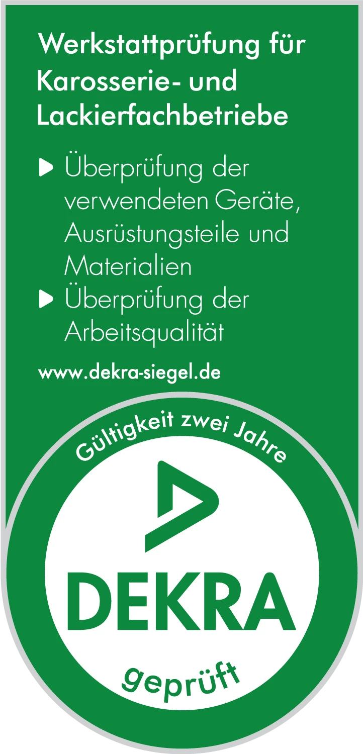 DEKRA geprüft – Werkstattprüfung für Karosserie- und Lackierfachbetriebe